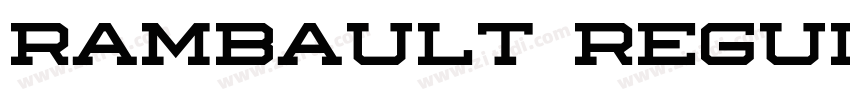 Rambault Regular字体转换 Rambault Regular字体转换